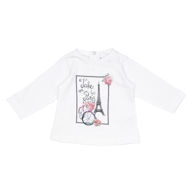Bluza alba Babybol 10489
