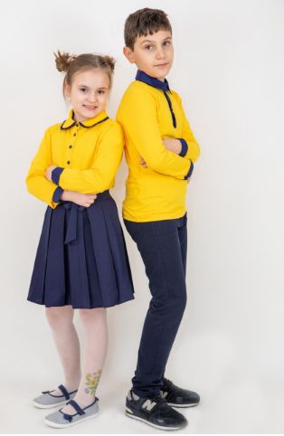 Bluza scoala Matei galbena