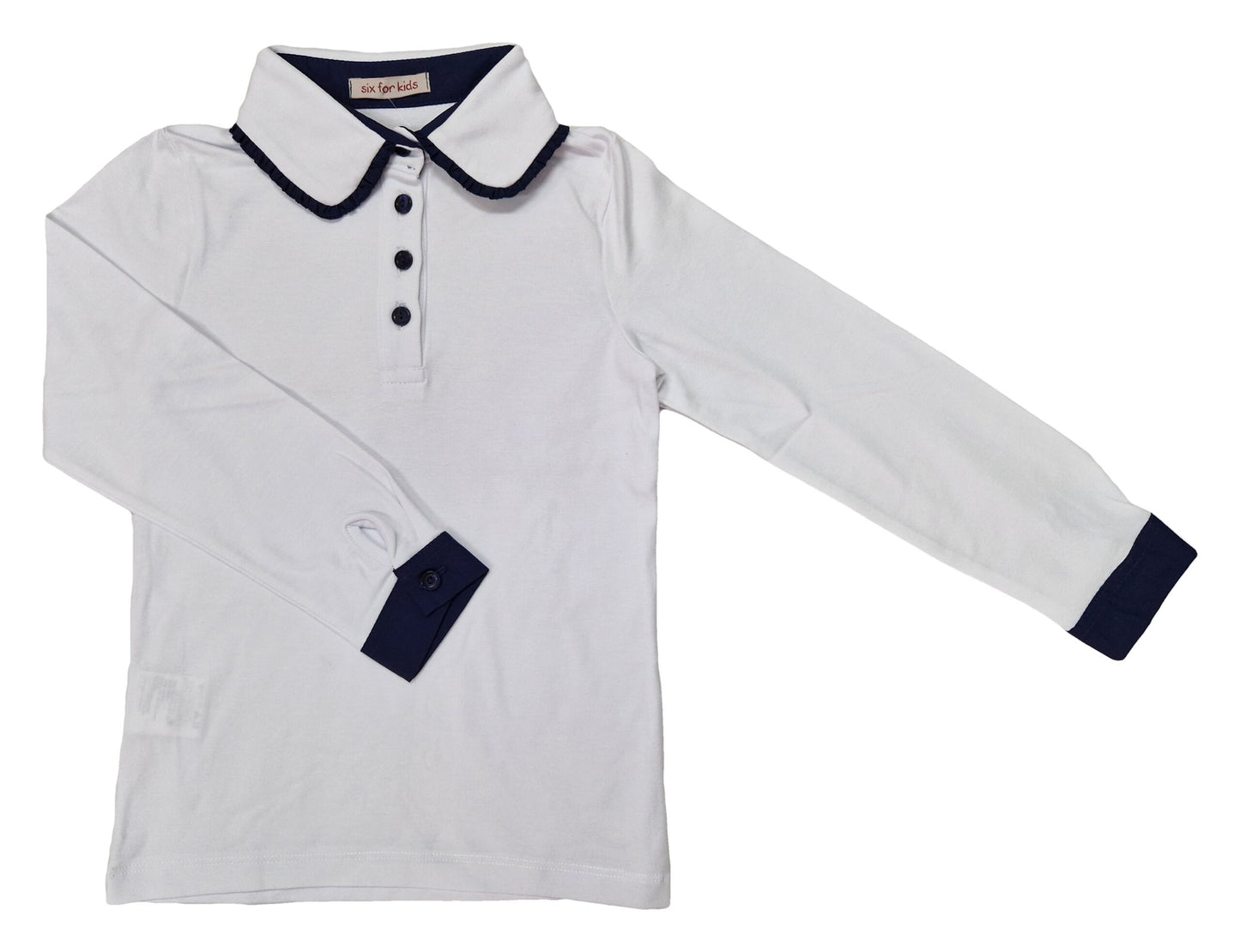 Bluza scoala alba fete Marina