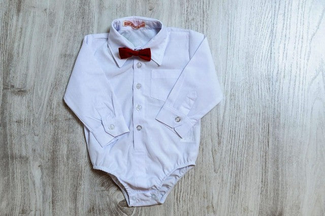 Adrian body type shirt with bow tie