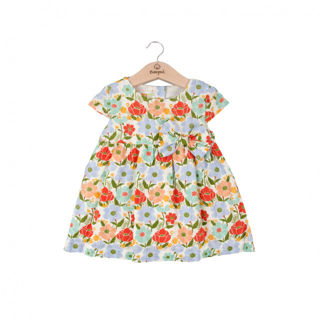 Flowered dress for girls Babybol 131635