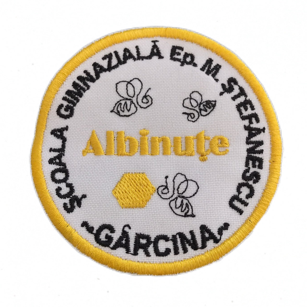 Sigla brodata Scoala Gimnaziala Ep M Stefanescu Garcina