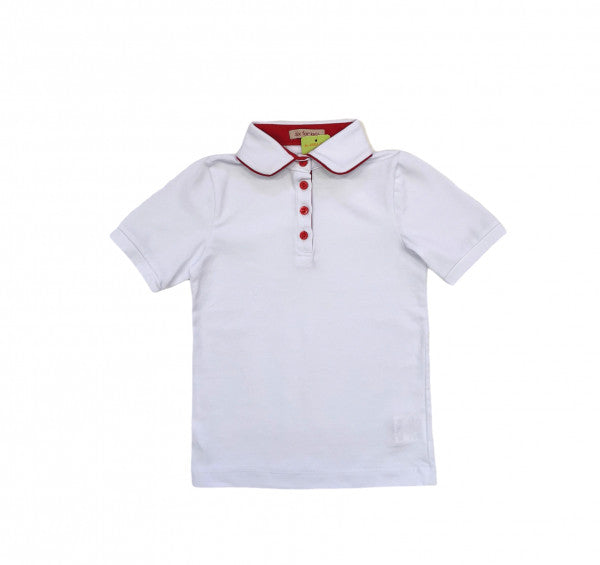 Tricou scoala fete Gabriela alb
