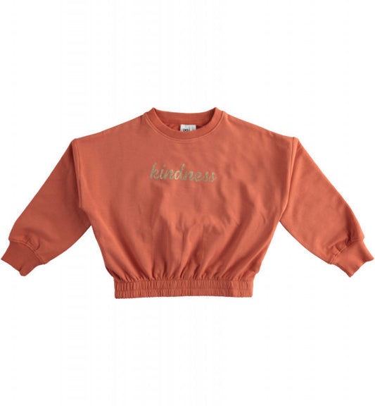 Bluza fete iDo 5877 caramiziu