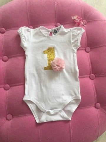 Body alb Gold Glitter One