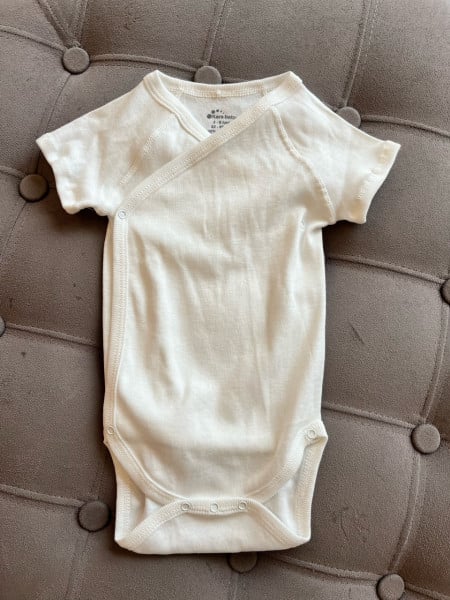 Body bebe simplu ivoire unisex