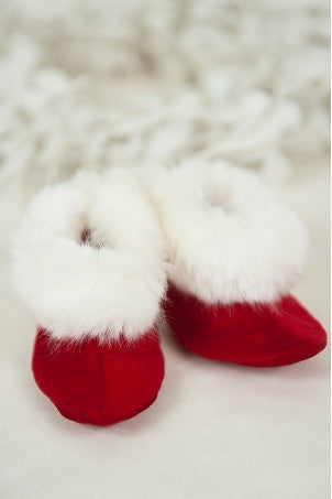 Santa's Little Helper fur boots