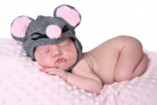 Little Mousie baby hat