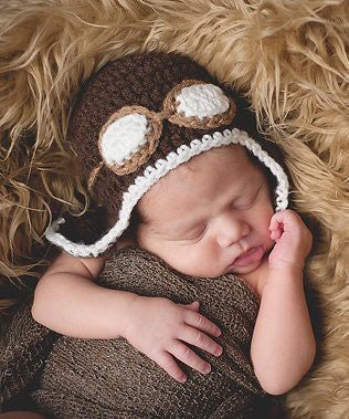Little Pilot baby hat