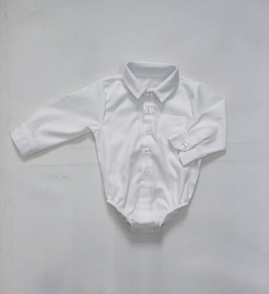 Ayan baby body shirt white