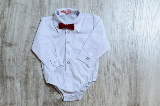 Adrian body type shirt with bow tie