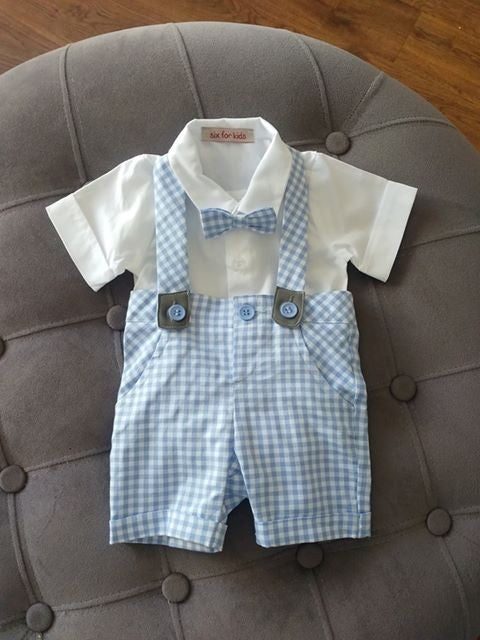 Baby Blue 3-piece suit for boys