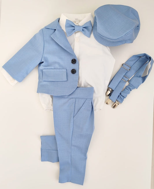 Costum botez Autumn Sky