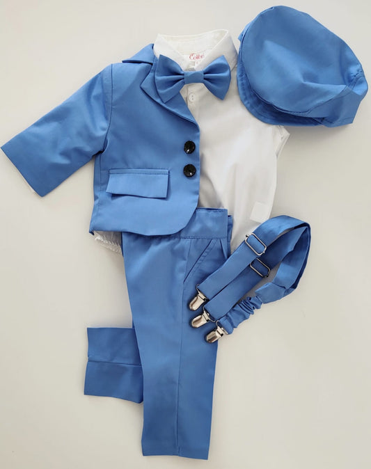 Christening suit from Fall Season 01 fabric