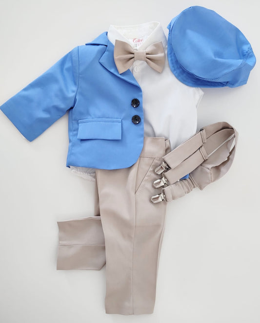 Christening suit from Fall Season 07 fabric