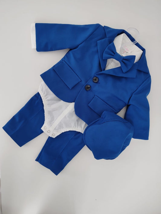 Costum botez Summer Royal Blue