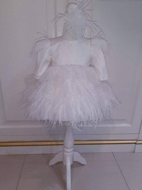 Penny ivory christening dress