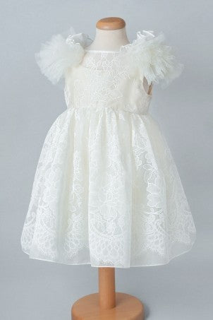 Dress for girls Flower Cream occasions