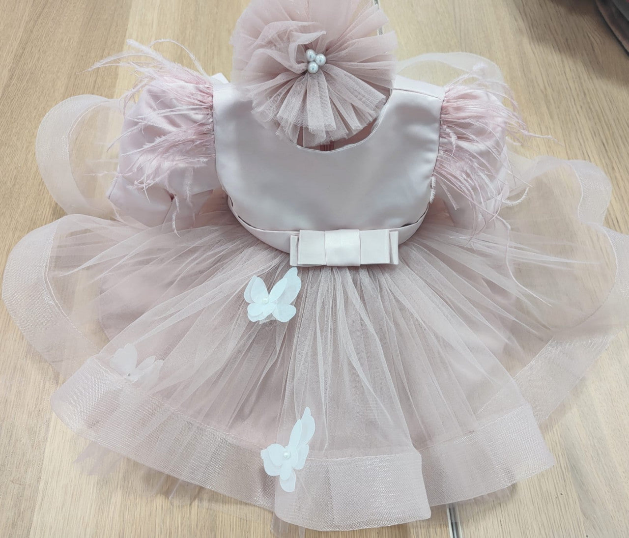 Beige Little Butterfly dress