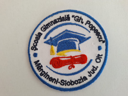 Sigla brodata Scoala Gimnaziala Gh Popescu Margineni-Slobozia