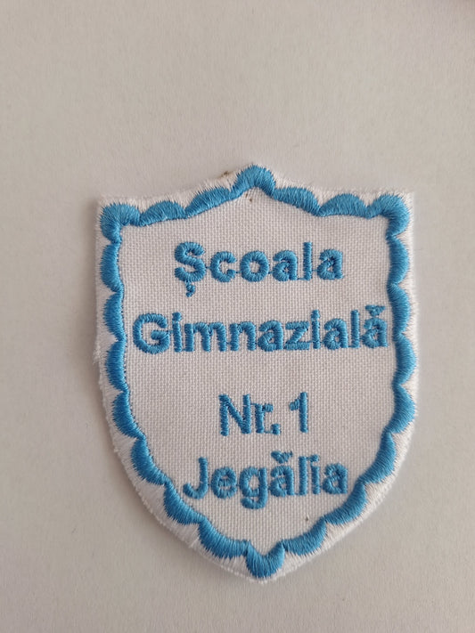Sigla brodata Scoala Gimnaziala Nr1 Jegalia