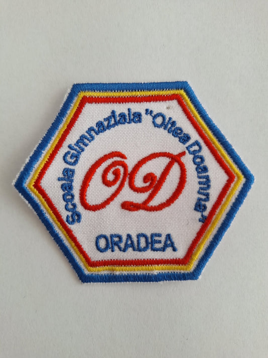 Sigla brodata Scoala Gimnaziala Oltea Doamna Oradea