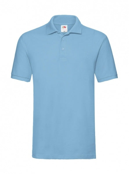 Tricou polo liceu baieti Fruit of the Loom Bleu