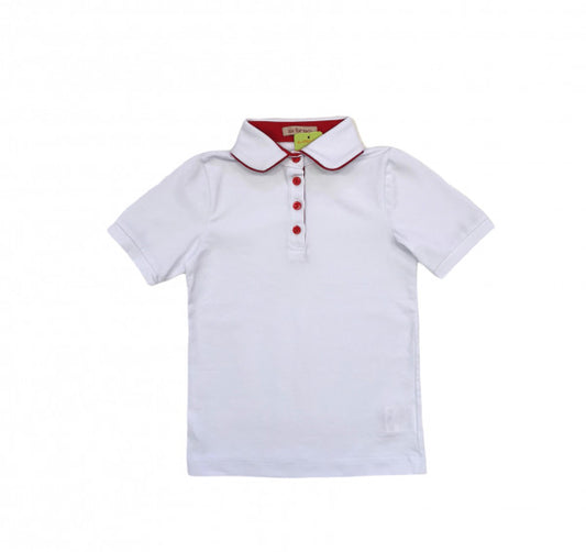 Tricou scoala fete Gabriela alb