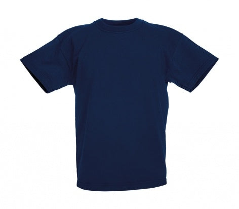 Tricou scoala Fruit of the Loom albastru inchis